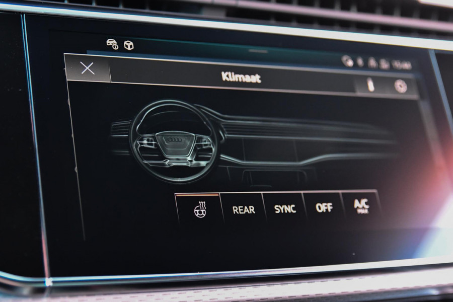 Audi Q8 60 TFSI e quattro Pro Line S Competition. RS Zetels, 4W Sturing, Softclose, Pano, Laser, B&O, 360 3D, Trekh, Keyless, 23"!