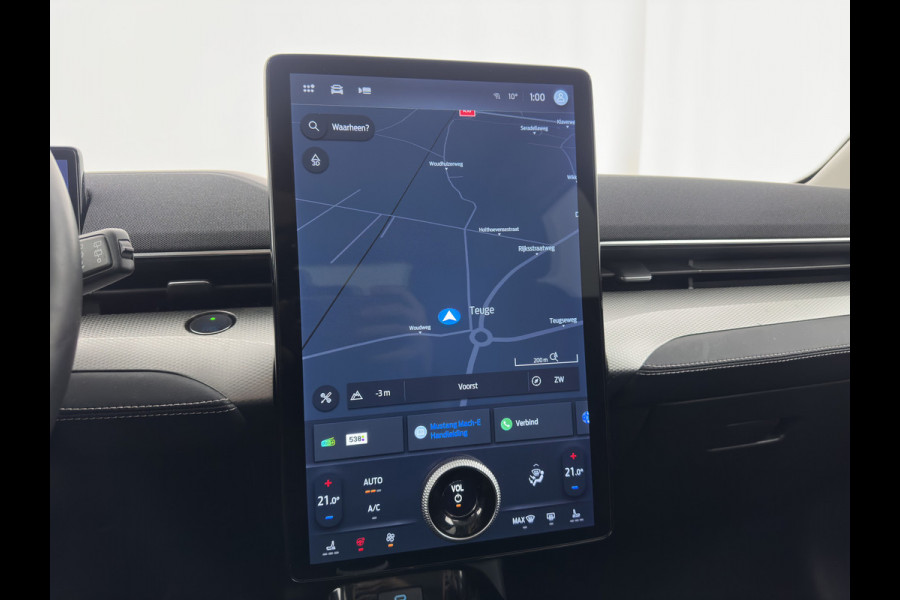 Ford Mustang Mach-E RWD 75 kWh (3-Fase) {SOH-93%} (INCL-BTW) Aut. *LUXURY-LEATHER | FULL-LED | DAB+ | DIGI-COCKPIT | KEYLESS | NAVI-FULLMAP | TOPVIEW | LANE-ASSIST | BLINDSPOT | CARPLAY | HEATED-COMFORTSEATS | PRIVACY-GLASS |TOWBAR | 18"ALU*