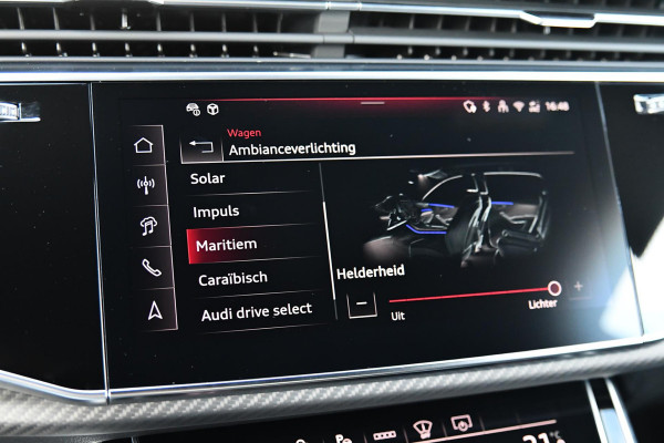 Audi Q8 60 TFSI e quattro Pro Line S Competition. RS Zetels, Massage, Carbon, 4W sturing, Softcl, Pano, Koeling, HUD, B&O, Trekh!