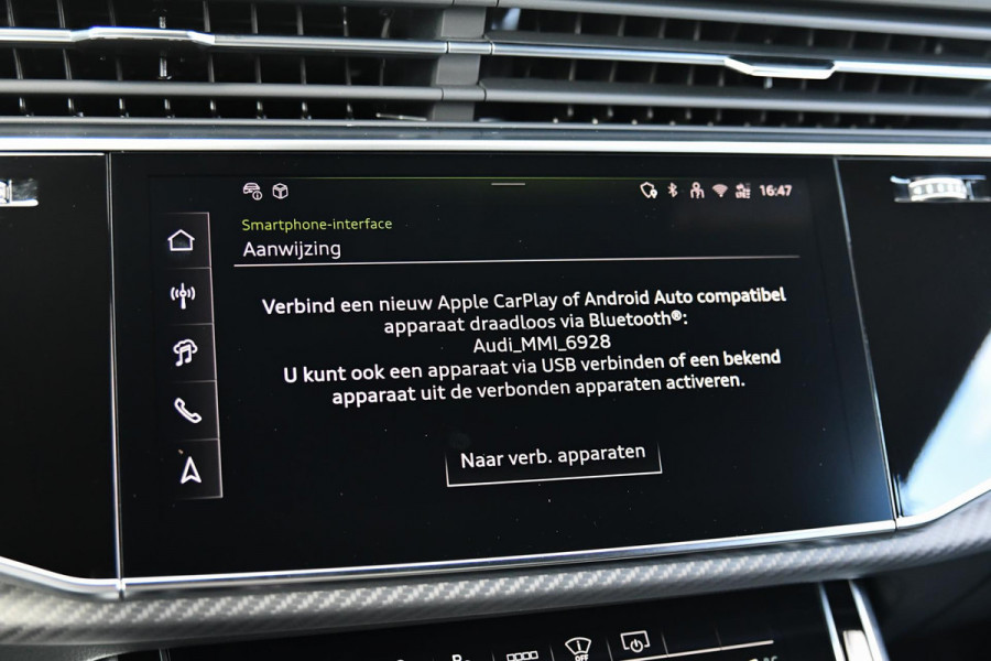 Audi Q8 60 TFSI e quattro Pro Line S Competition. RS Zetels, Massage, Carbon, 4W sturing, Softcl, Pano, Koeling, HUD, B&O, Trekh!