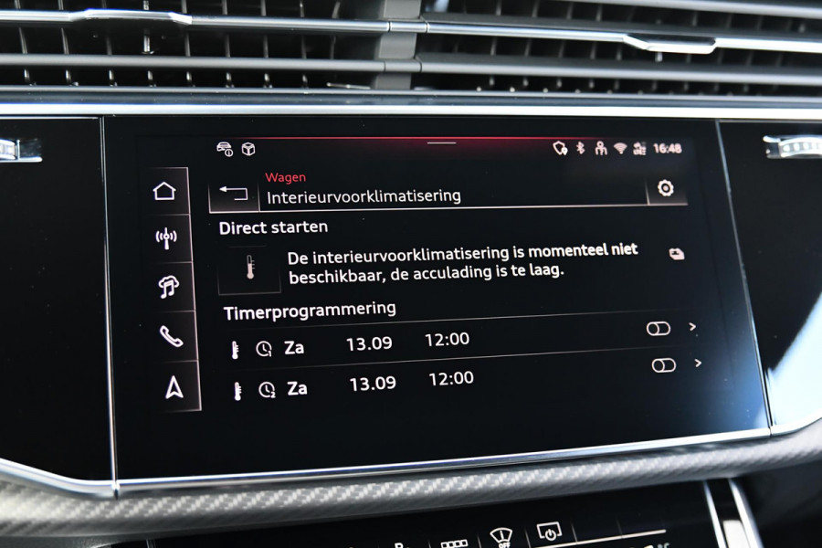 Audi Q8 60 TFSI e quattro Pro Line S Competition. RS Zetels, Massage, Carbon, 4W sturing, Softcl, Pano, Koeling, HUD, B&O, Trekh!