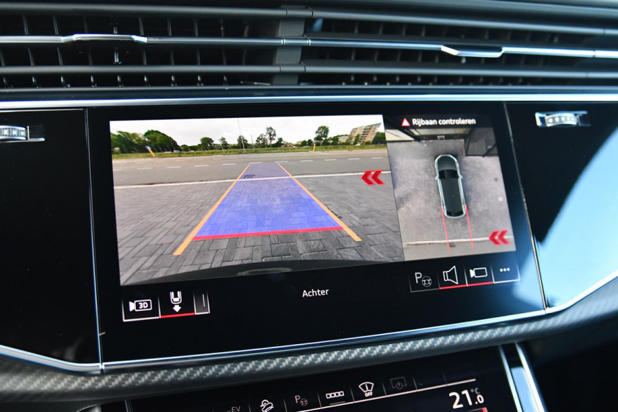 Audi Q8 60 TFSI e quattro Pro Line S Competition. RS Zetels, Massage, Carbon, 4W sturing, Softcl, Pano, Koeling, HUD, B&O, Trekh!