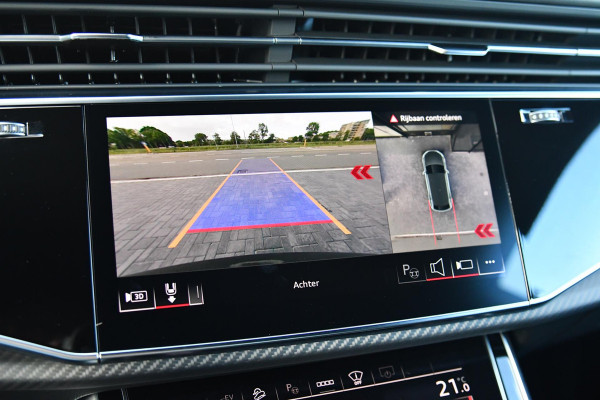 Audi Q8 60 TFSI e quattro Pro Line S Competition. RS Zetels, Massage, Carbon, 4W sturing, Softcl, Pano, Koeling, HUD, B&O, Trekh!