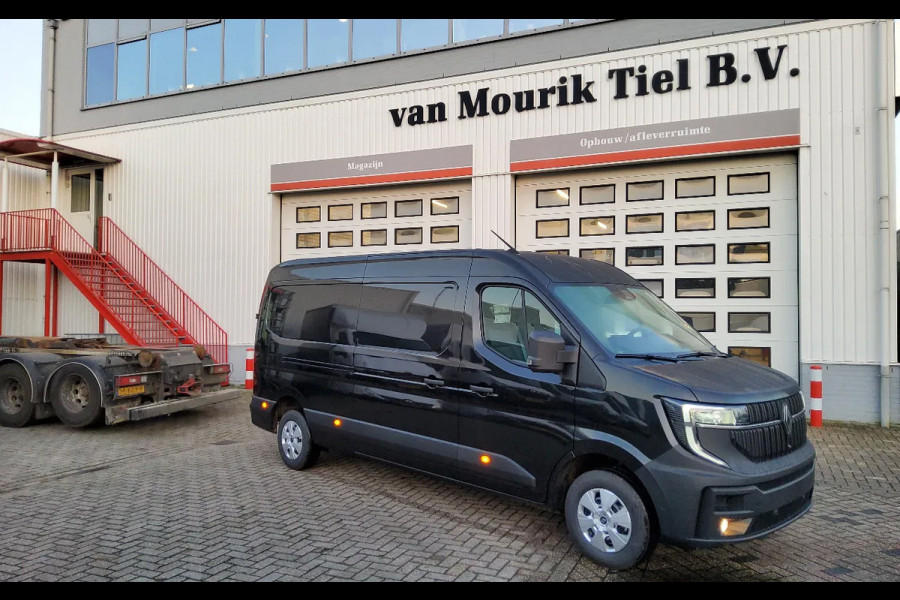 Renault Master 150.35 EURO 6 L3H2 GESLOTEN ZWART METALLIC - 2x ZIJSCHUIFDEUR - V-10-KNG - BPM VRIJ!