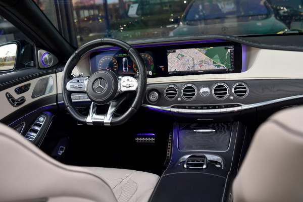 Mercedes-Benz S-Klasse 560 e AMG Lang. Burm High End, Massage, Koeling, Pano, Alcantara hemel, Softcl, HUD, Distro+, Memory, 360!