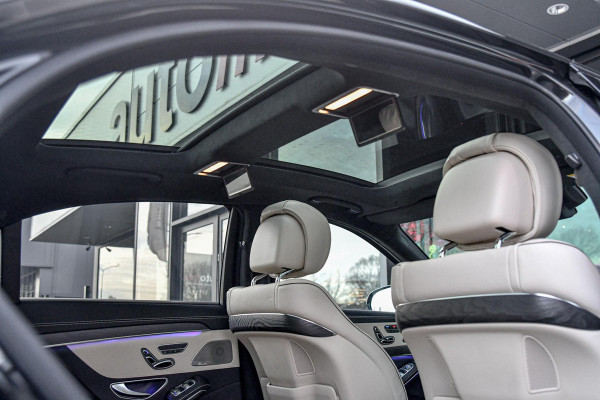Mercedes-Benz S-Klasse 560 e AMG Lang. Burm High End, Massage, Koeling, Pano, Alcantara hemel, Softcl, HUD, Distro+, Memory, 360!