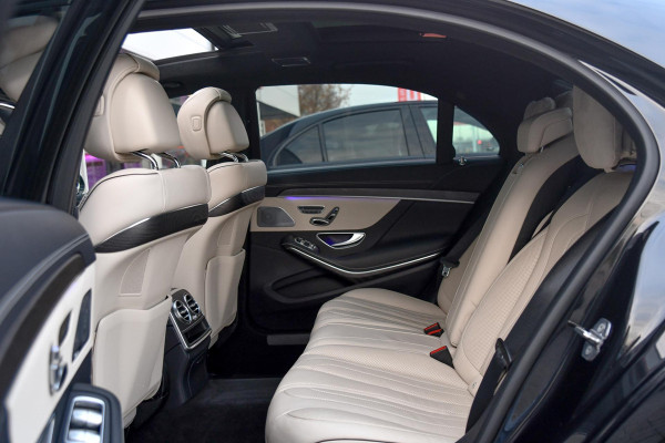 Mercedes-Benz S-Klasse 560 e AMG Lang. Burm High End, Massage, Koeling, Pano, Alcantara hemel, Softcl, HUD, Distro+, Memory, 360!