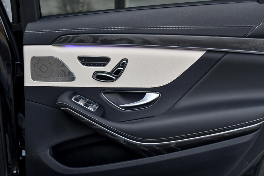 Mercedes-Benz S-Klasse 560 e AMG Lang. Burm High End, Massage, Koeling, Pano, Alcantara hemel, Softcl, HUD, Distro+, Memory, 360!