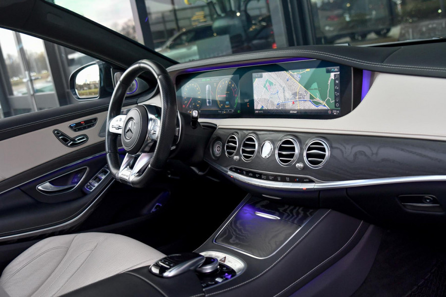 Mercedes-Benz S-Klasse 560 e AMG Lang. Burm High End, Massage, Koeling, Pano, Alcantara hemel, Softcl, HUD, Distro+, Memory, 360!