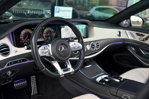 Mercedes-Benz S-Klasse 560 e AMG Lang. Burm High End, Massage, Koeling, Pano, Alcantara hemel, Softcl, HUD, Distro+, Memory, 360!