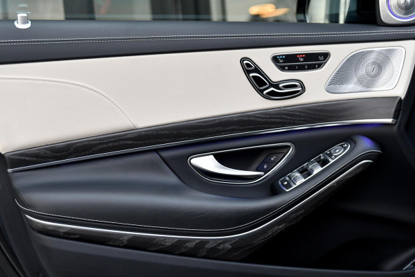 Mercedes-Benz S-Klasse 560 e AMG Lang. Burm High End, Massage, Koeling, Pano, Alcantara hemel, Softcl, HUD, Distro+, Memory, 360!