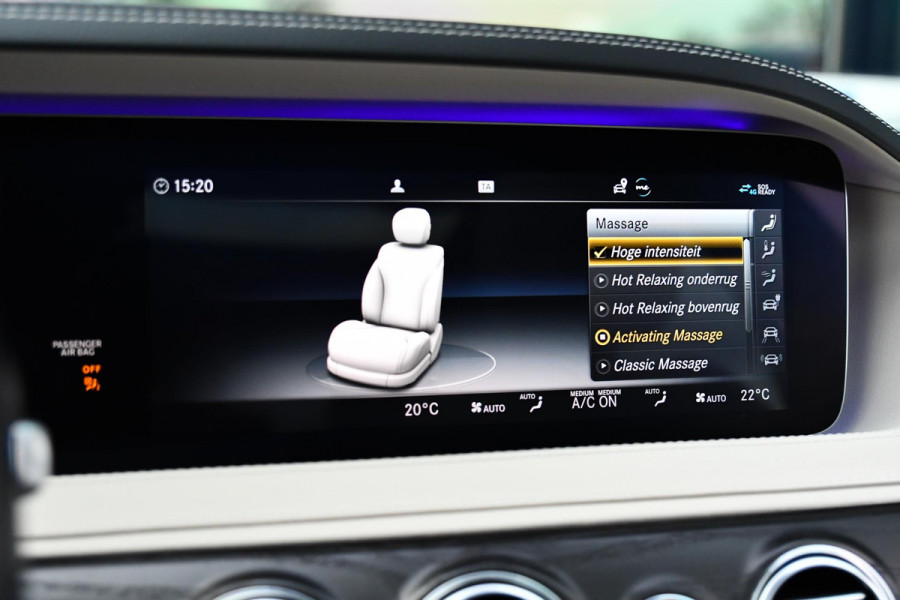 Mercedes-Benz S-Klasse 560 e AMG Lang. Burm High End, Massage, Koeling, Pano, Alcantara hemel, Softcl, HUD, Distro+, Memory, 360!