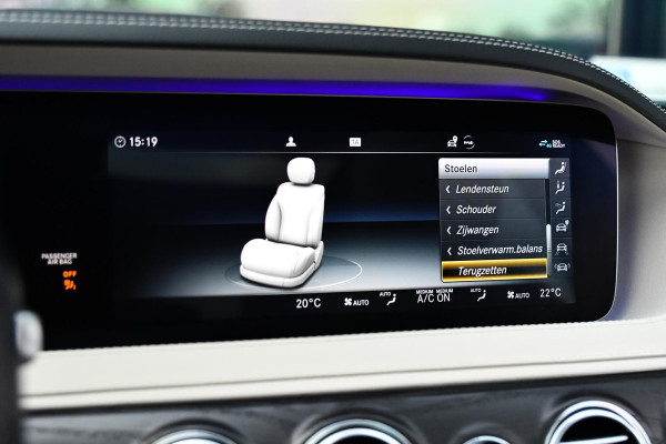 Mercedes-Benz S-Klasse 560 e AMG Lang. Burm High End, Massage, Koeling, Pano, Alcantara hemel, Softcl, HUD, Distro+, Memory, 360!