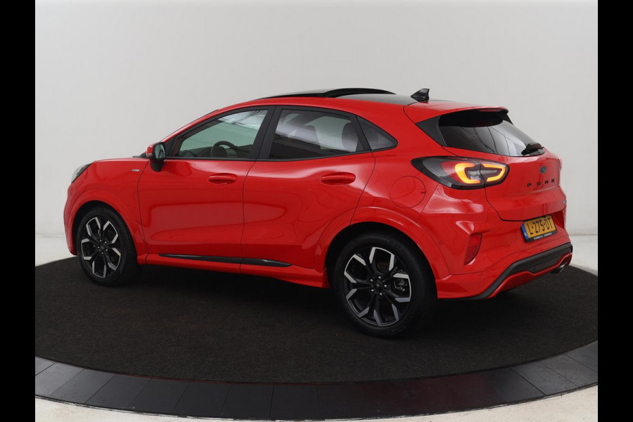 Ford Puma 1.0 EcoBoost Hybrid ST-Line X | Panoramadak | Stoel & stuurverwarming | Half leder | B&O Sound | Camera | Carplay | Adaptive cruise | Navigatie | Full LED | Digital Cockpit