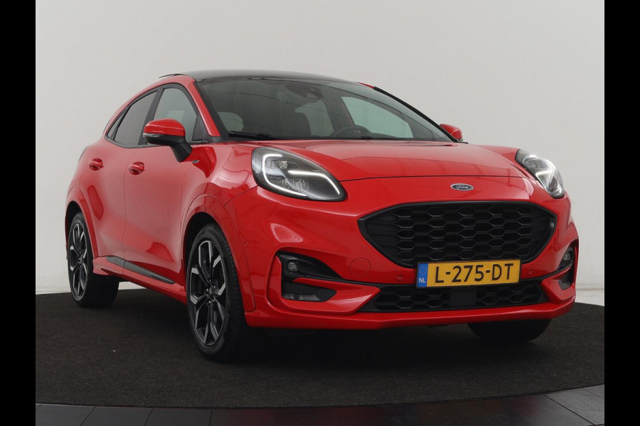Ford Puma 1.0 EcoBoost Hybrid ST-Line X | Panoramadak | Stoel & stuurverwarming | Half leder | B&O Sound | Camera | Carplay | Adaptive cruise | Navigatie | Full LED | Digital Cockpit