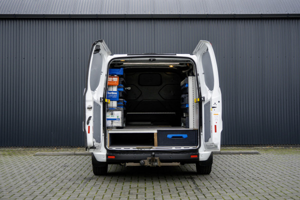 Ford Transit Custom 2.0 TDCI L1H1 | Volledig ingericht | Airco | Cruise | 3-zits