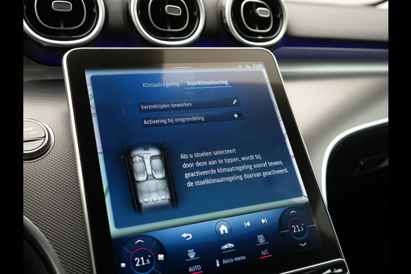 Mercedes-Benz C-Klasse Estate 300 e Avantgarde Plug In Hybrid 313pk Dealer O.H. PHEV | Trekhaak Af Fabriek | Camera | Night Pakket | Sportstoelen Verwarmd | Apple Carplay | Sfeerverlichting | Navigatie | Virtual | DAB |
