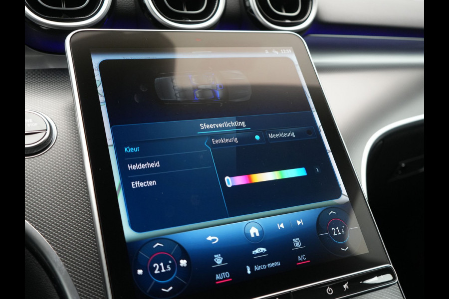 Mercedes-Benz C-Klasse Estate 300 e Avantgarde Plug In Hybrid 313pk Dealer O.H. PHEV | Trekhaak Af Fabriek | Camera | Night Pakket | Sportstoelen Verwarmd | Apple Carplay | Sfeerverlichting | Navigatie | Virtual | DAB |