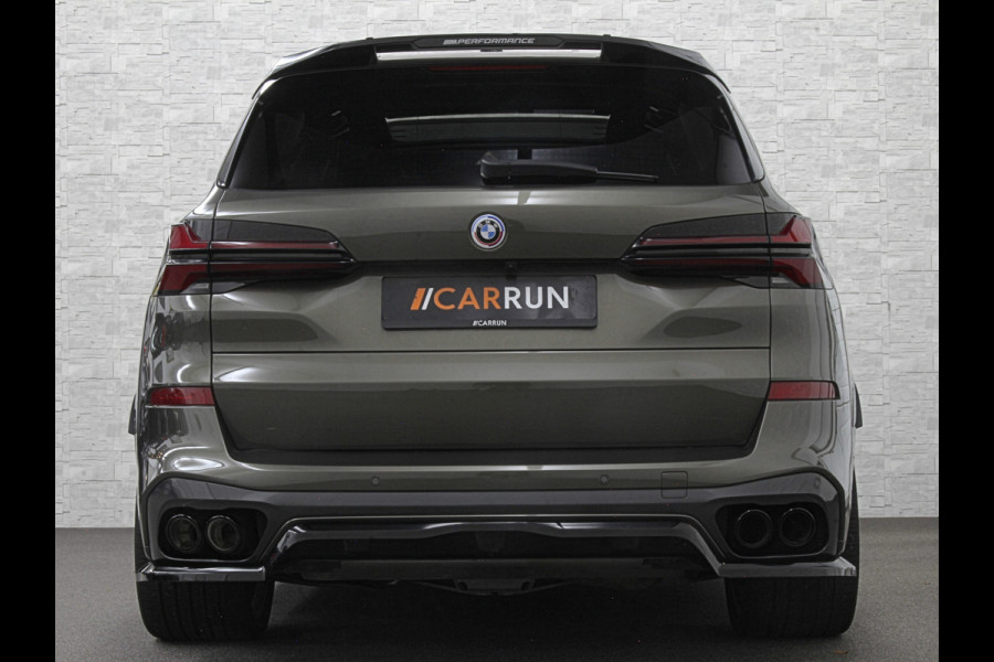 BMW X5 50e M-Pro Performance | M-Seats | M-Uitlaat | 360 Camera | ACC | Carbon | Indiv. Leder | Head-Up | Harman-Kardon | Keyless-Entry | 22'' | Trekhaak | Stoelventilatie | Iconic-Glow | M-Gordels | Zonwering | Stoelverwarming V+A | Rij-Assistent Pro |  Memory | Glaspook | Beker-Clima | Carplay | Draadloos Laden |