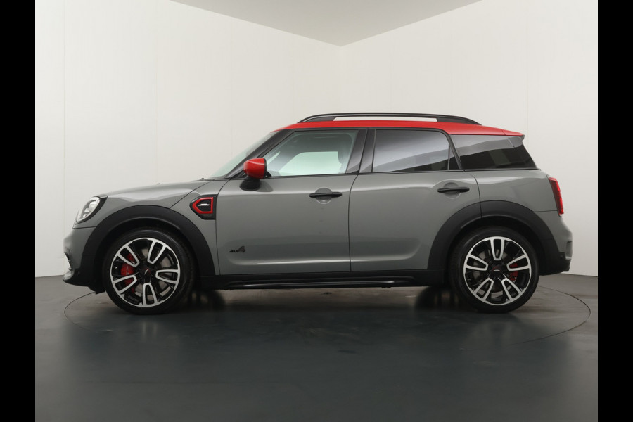 MINI Countryman 2.0 John Cooper Works ALL4 White Silver Edition Automaat - Airco - Apple Carplay/Android Auto - Cruise Control -KeyLess Entry - Panorama Dak - Lederen Bekleding - Voorstoelen Verwarmd - 12 Maanden BOVAG Garantie