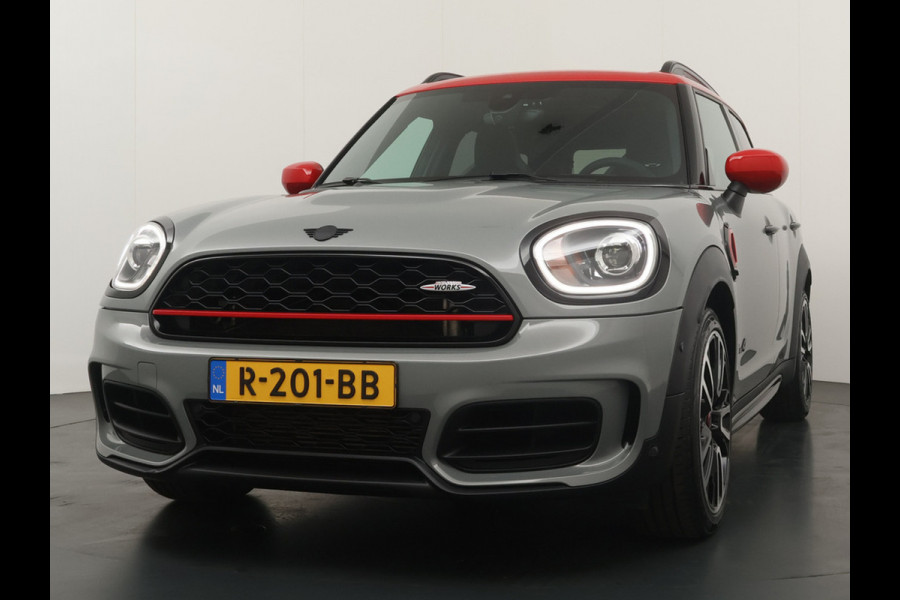 MINI Countryman 2.0 John Cooper Works ALL4 White Silver Edition Automaat - Airco - Apple Carplay/Android Auto - Cruise Control -KeyLess Entry - Panorama Dak - Lederen Bekleding - Voorstoelen Verwarmd - 12 Maanden BOVAG Garantie