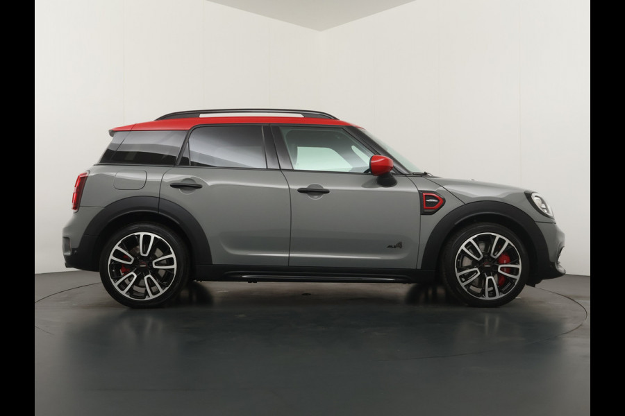 MINI Countryman 2.0 John Cooper Works ALL4 White Silver Edition Automaat - Airco - Apple Carplay/Android Auto - Cruise Control -KeyLess Entry - Panorama Dak - Lederen Bekleding - Voorstoelen Verwarmd - 12 Maanden BOVAG Garantie