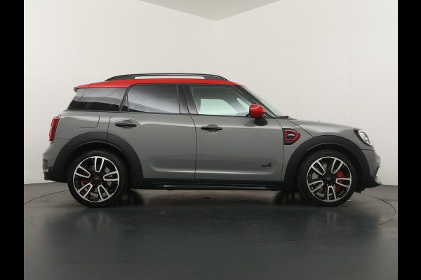 MINI Countryman 2.0 John Cooper Works ALL4 White Silver Edition Automaat - Airco - Apple Carplay/Android Auto - Cruise Control -KeyLess Entry - Panorama Dak - Lederen Bekleding - Voorstoelen Verwarmd - 12 Maanden BOVAG Garantie