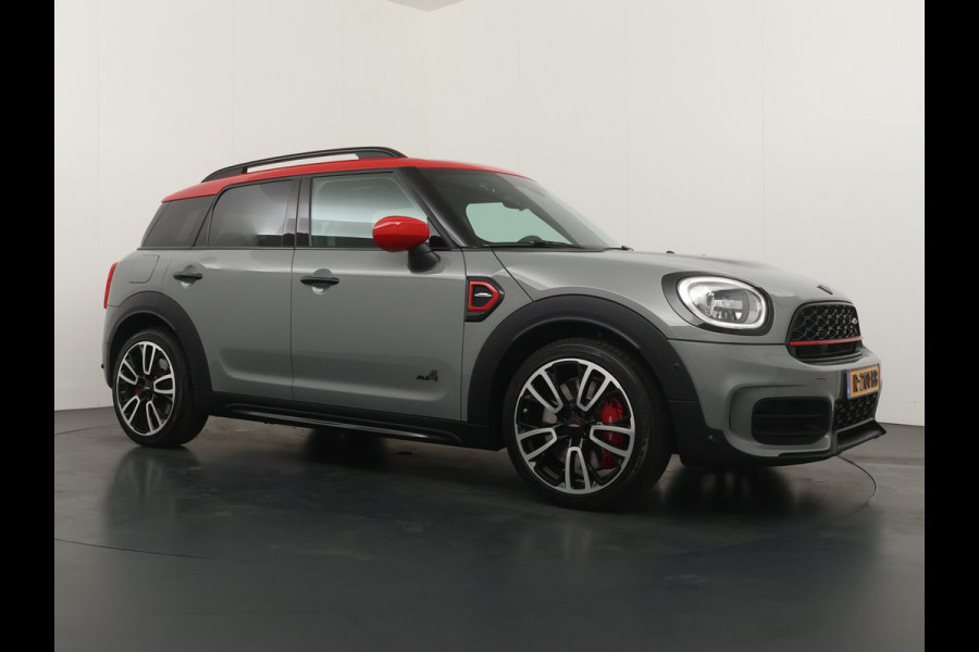 MINI Countryman 2.0 John Cooper Works ALL4 White Silver Edition Automaat - Airco - Apple Carplay/Android Auto - Cruise Control -KeyLess Entry - Panorama Dak - Lederen Bekleding - Voorstoelen Verwarmd - 12 Maanden BOVAG Garantie