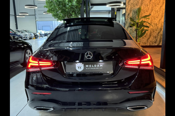 Mercedes-Benz A-Klasse 180 Business Solution AMG Garantie NAP Memory Pano Ambient Carplay Night Cruise Clima Navi Led Dab Rijklaar