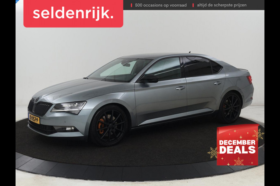 Škoda Superb 2.0 TSI 4x4 Sportline | Leder/Alcantara | Stoelverwarming | Camera | Carplay | Memory | Bi-Xenon | Navigatie | Sportstoelen | Parkeerhulp | Climate control | Bluetooth | Cruise control