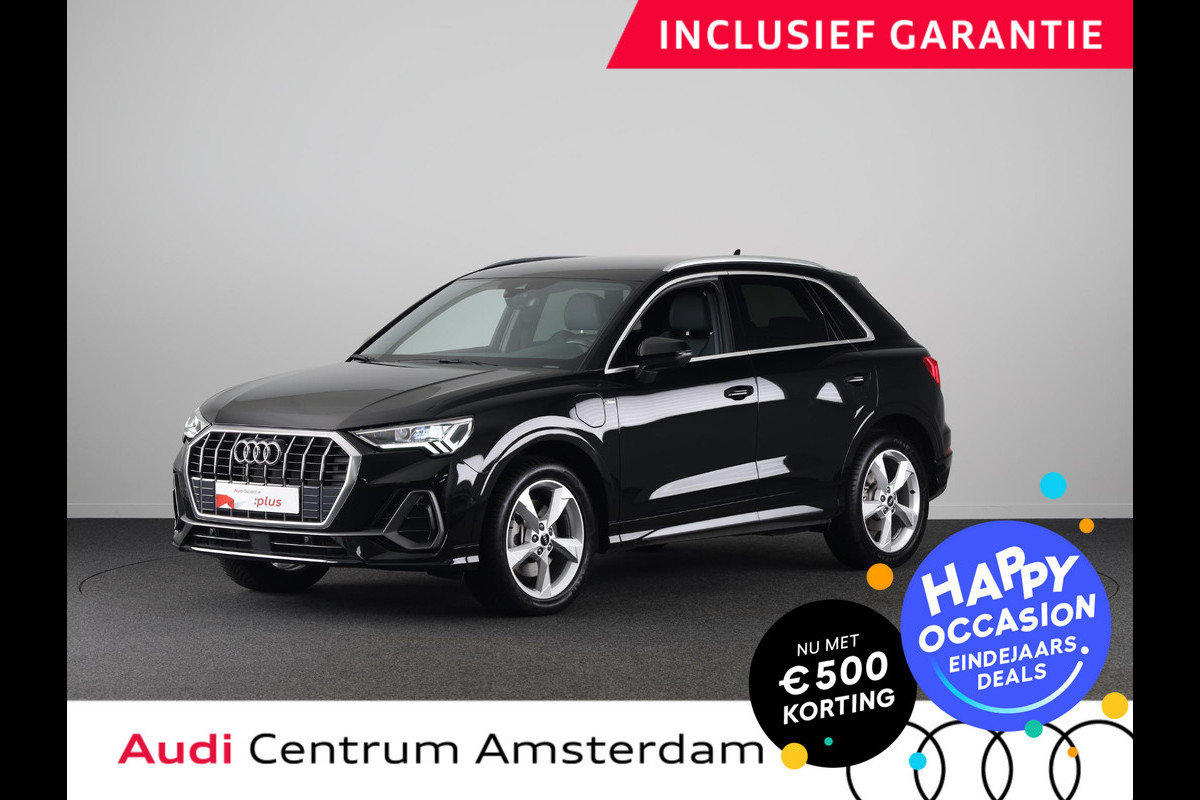 Audi Q3 45 TFSI e S edition 245pk | Navigatie | Stoelverwarming | 19 inch lichtmetalen velgen | 3 spaak afgevlakt stuurwiel