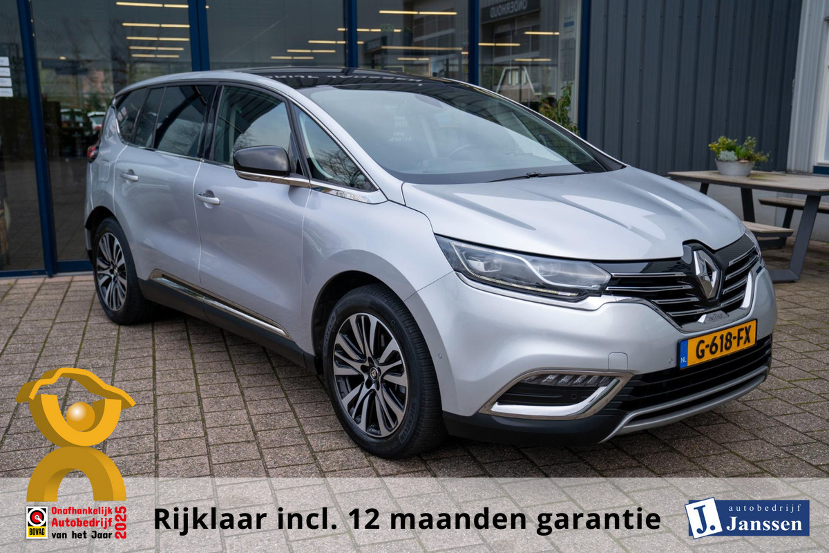 Renault Espace 1.8 TCe Initiale Paris 7 persoons|Prijs rijklaar incl. 12 mnd garantie|Trekhaak NAV PDC Camera Leder Pano LMV