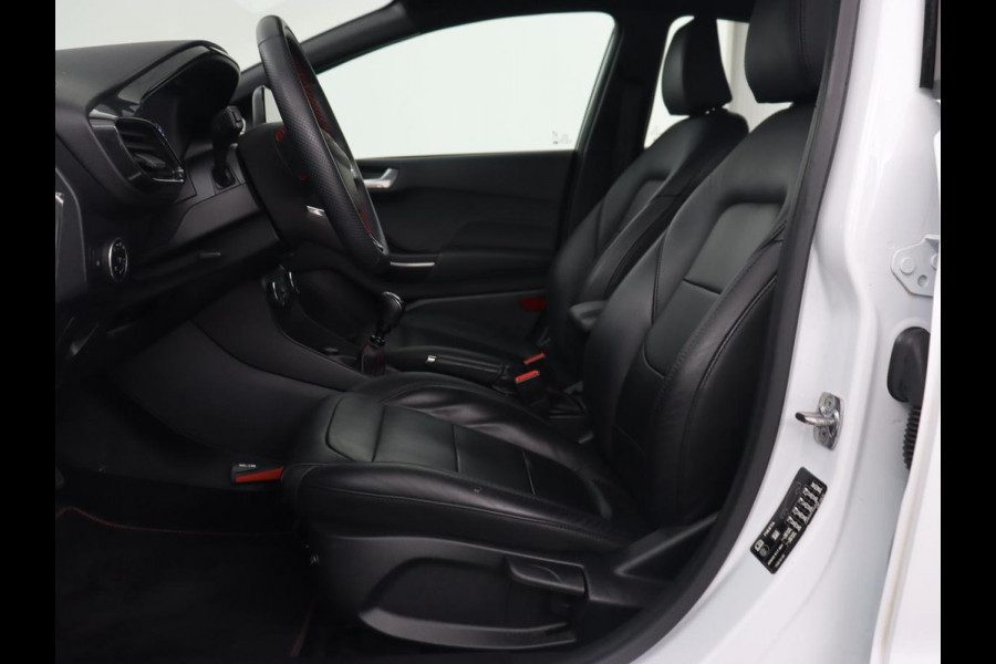 Ford Fiesta 1.0 EcoBoost Hybrid ST-Line | Leder | Navigatie | Carplay | Full LED | Climate control | Parkeerhulp | Cruise control | Bluetooth