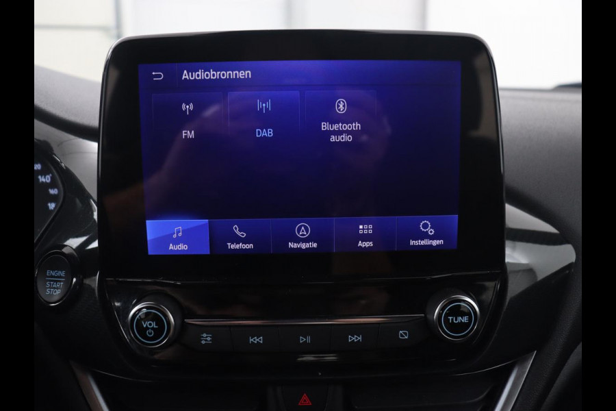 Ford Fiesta 1.0 EcoBoost Hybrid ST-Line | Leder | Navigatie | Carplay | Full LED | Climate control | Parkeerhulp | Cruise control | Bluetooth