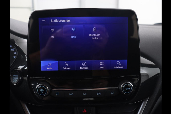 Ford Fiesta 1.0 EcoBoost Hybrid ST-Line | Leder | Navigatie | Carplay | Full LED | Climate control | Parkeerhulp | Cruise control | Bluetooth
