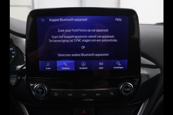 Ford Fiesta 1.0 EcoBoost Hybrid ST-Line | Leder | Navigatie | Carplay | Full LED | Climate control | Parkeerhulp | Cruise control | Bluetooth