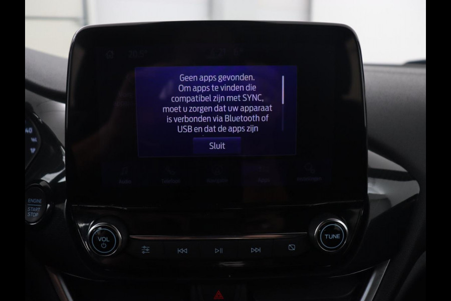 Ford Fiesta 1.0 EcoBoost Hybrid ST-Line | Leder | Navigatie | Carplay | Full LED | Climate control | Parkeerhulp | Cruise control | Bluetooth