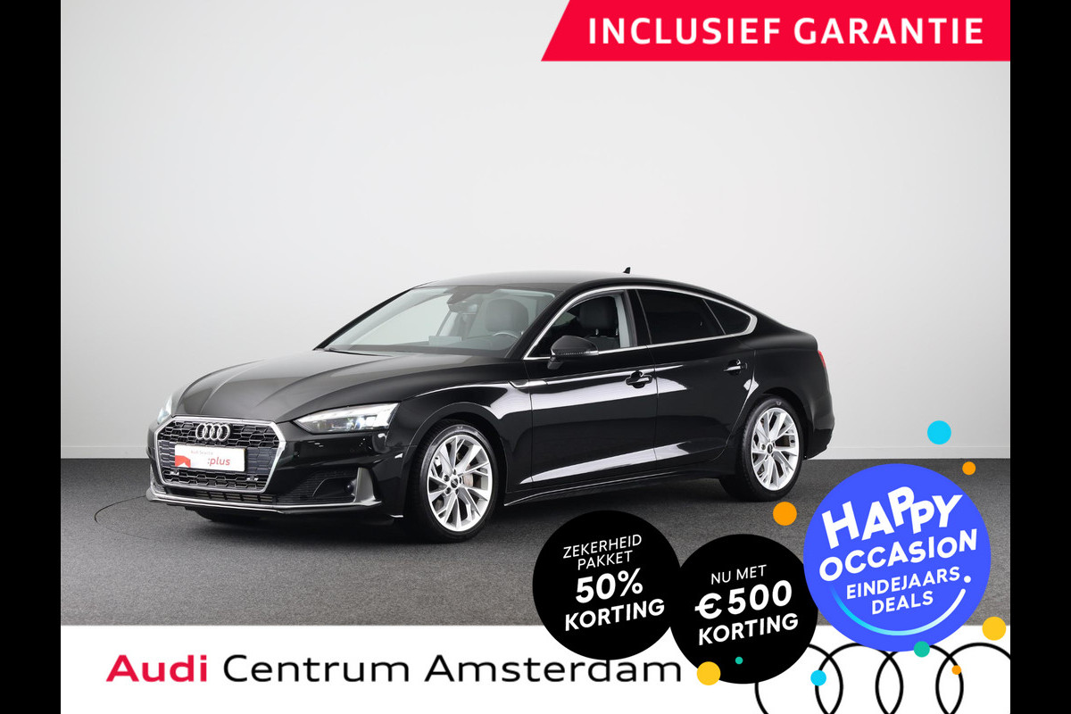 Audi A5 Sportback 40 TFSI Advanced Edition 204pk | Sportstoelen | Matrix LED koplampen | 18 inch lichtmetalen velgen | Voorstoelen met massage functie