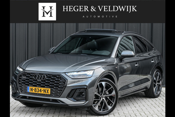 Audi Q5 Sportback 50 TFSI e S edition · Adaptive Cruise · Memory Seats · Bang & Olufsen Sound · Stoelverwarming · Leder · Keyless · Pano