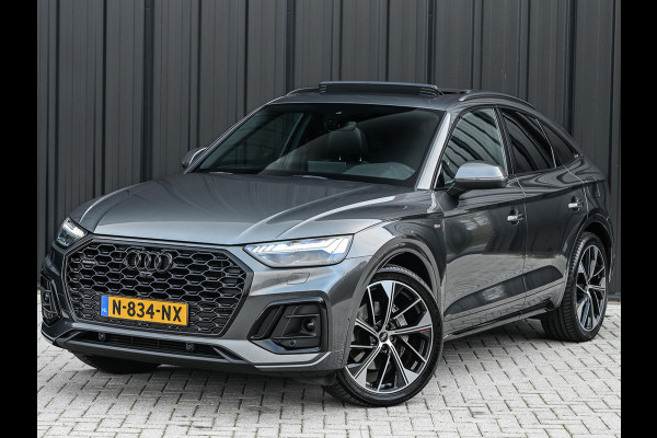 Audi Q5 Sportback 50 TFSI e S edition · Adaptive Cruise · Memory Seats · Bang & Olufsen Sound · Stoelverwarming · Leder · Keyless · Pano