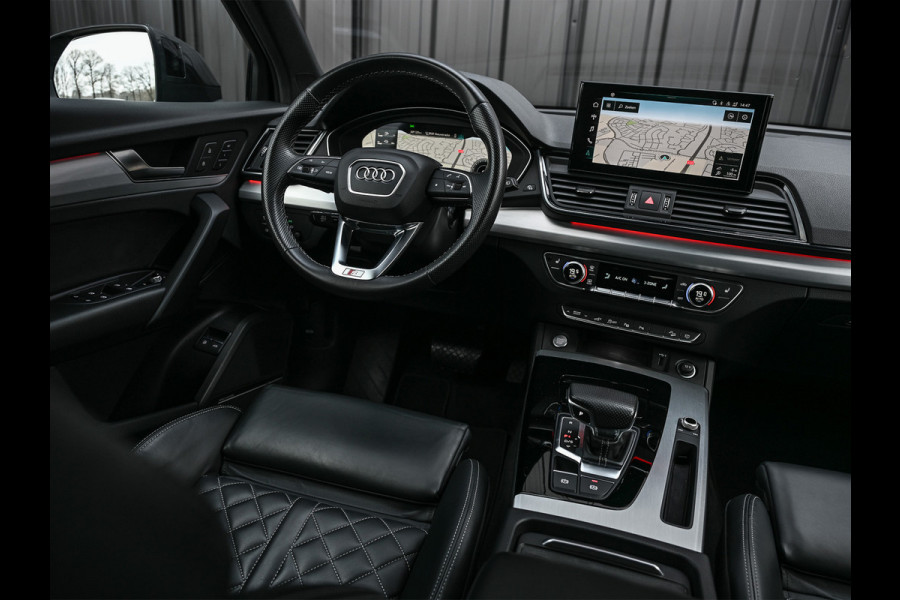 Audi Q5 Sportback 50 TFSI e S edition · Adaptive Cruise · Memory Seats · Bang & Olufsen Sound · Stoelverwarming · Leder · Keyless · Pano