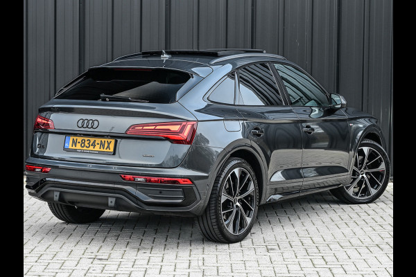 Audi Q5 Sportback 50 TFSI e S edition · Adaptive Cruise · Memory Seats · Bang & Olufsen Sound · Stoelverwarming · Leder · Keyless · Pano