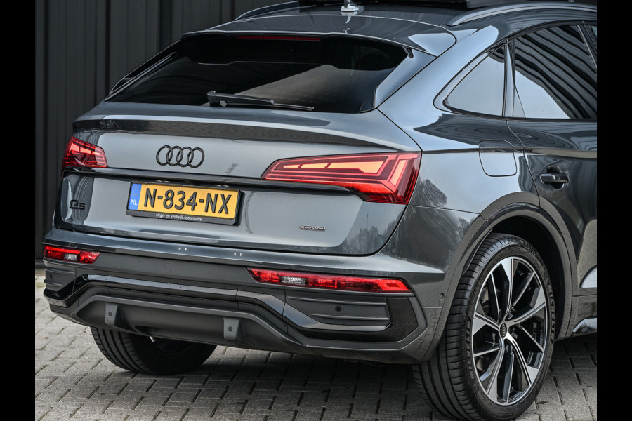 Audi Q5 Sportback 50 TFSI e S edition · Adaptive Cruise · Memory Seats · Bang & Olufsen Sound · Stoelverwarming · Leder · Keyless · Pano