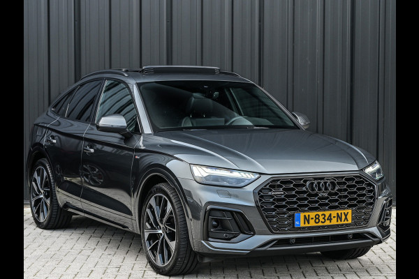 Audi Q5 Sportback 50 TFSI e S edition · Adaptive Cruise · Memory Seats · Bang & Olufsen Sound · Stoelverwarming · Leder · Keyless · Pano