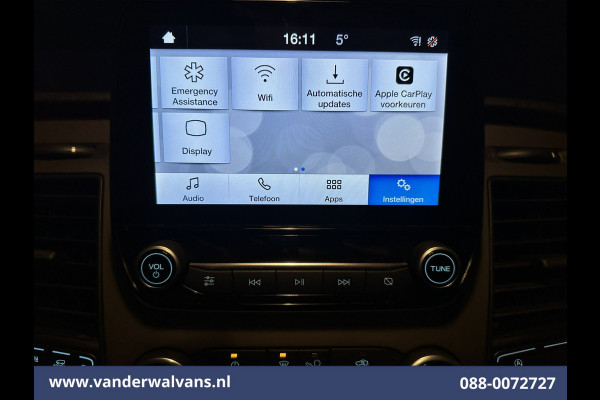 Ford Transit Custom 2.0 TDCI 131pk L2H1 Euro6 Airco | LED | Apple Carplay | Cruisecontrol | 2800kg Trekhaak | Stoelverwarming Parkeersensoren, Verwarmde voorruit, Bijrijdersbank