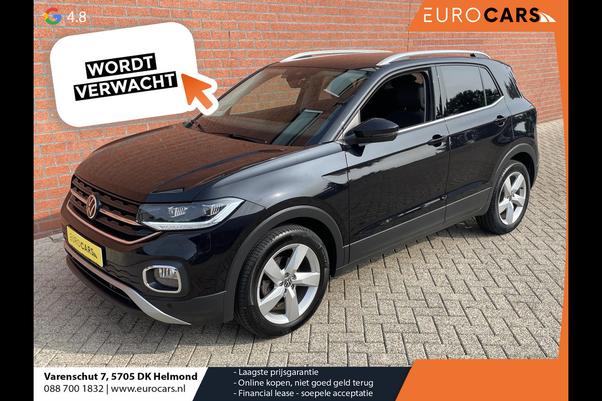 Volkswagen T-Cross 1.0 TSI 110pk DSG Style | Navigatie | Apple Carplay / Android Auto | Camera | Parkeer sensoren | Dab | Winterpakket | Digitale Cockpit