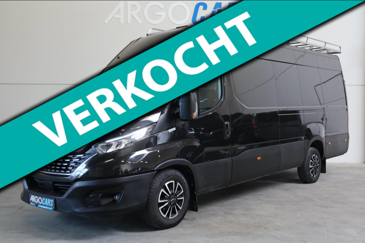 Iveco Daily 35S18 L4/H3 AUTOMAAT 180PK LED CAMERA CLIMA Imperiaal-Trap 3500K TREKHAAK LEASE V/A €178,- p.m. INRUIL MOG