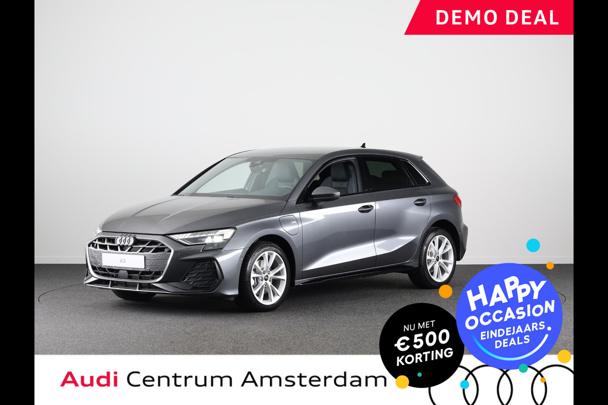 Audi A3 Sportback 40 TFSI e S edition 204pk | Verlengde garantie | Parkeercamera | Adaptieve cruise controle | Optiek pakket zwart Plus | Extra getint glas