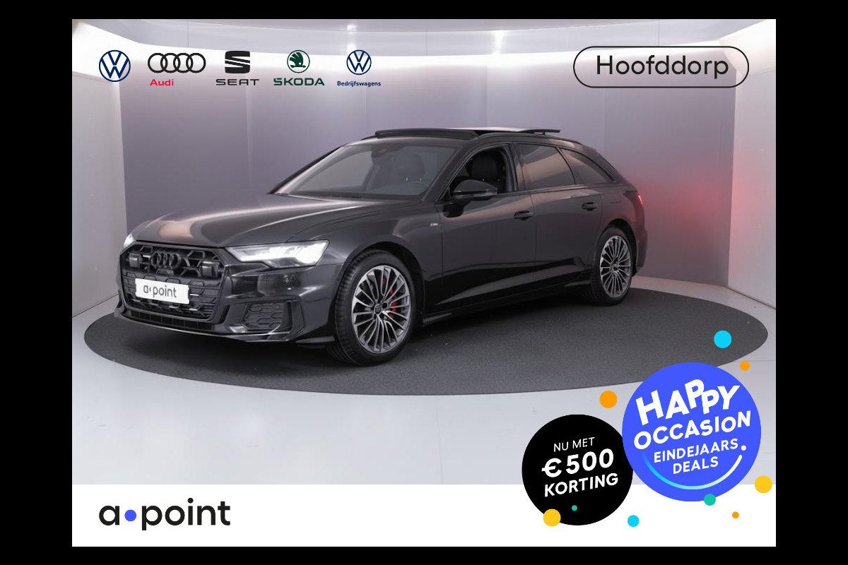 Audi A6 Avant 55 TFSI e quattro S edition 367pk | Panoramadak | Head up Display | Wegklapbare trekhaak | Adaptieve cruise controle | Parkeercamera