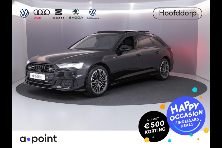 Audi A6 Avant 55 TFSI e quattro S edition 367pk | Panoramadak | Head up Display | Wegklapbare trekhaak | Adaptieve cruise controle | Parkeercamera